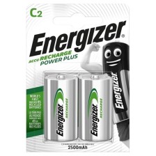 ENERGIZER - BATERIA RECARREGVEL POWER PLUS HR14 C 2500mAh 2 UNIDADE