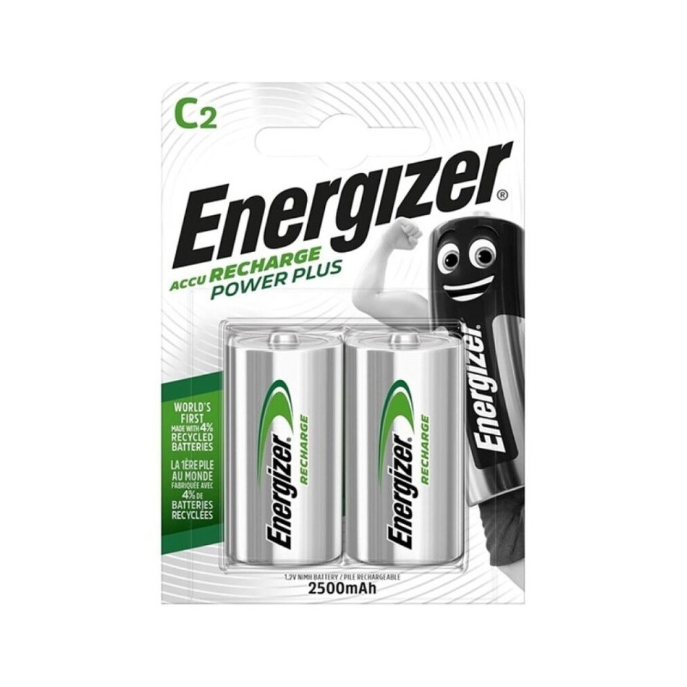 ENERGIZER - POWER PLUS WIEDERAUFLADBARE BATTERIE HR14 C 2500 mAh 2 EINHEIT