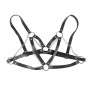 SUBBLIME - 953713 CEINTURE PUNK BONDAGE BOUCLE MÉTAL NOIRE TAILLE UNIQUE