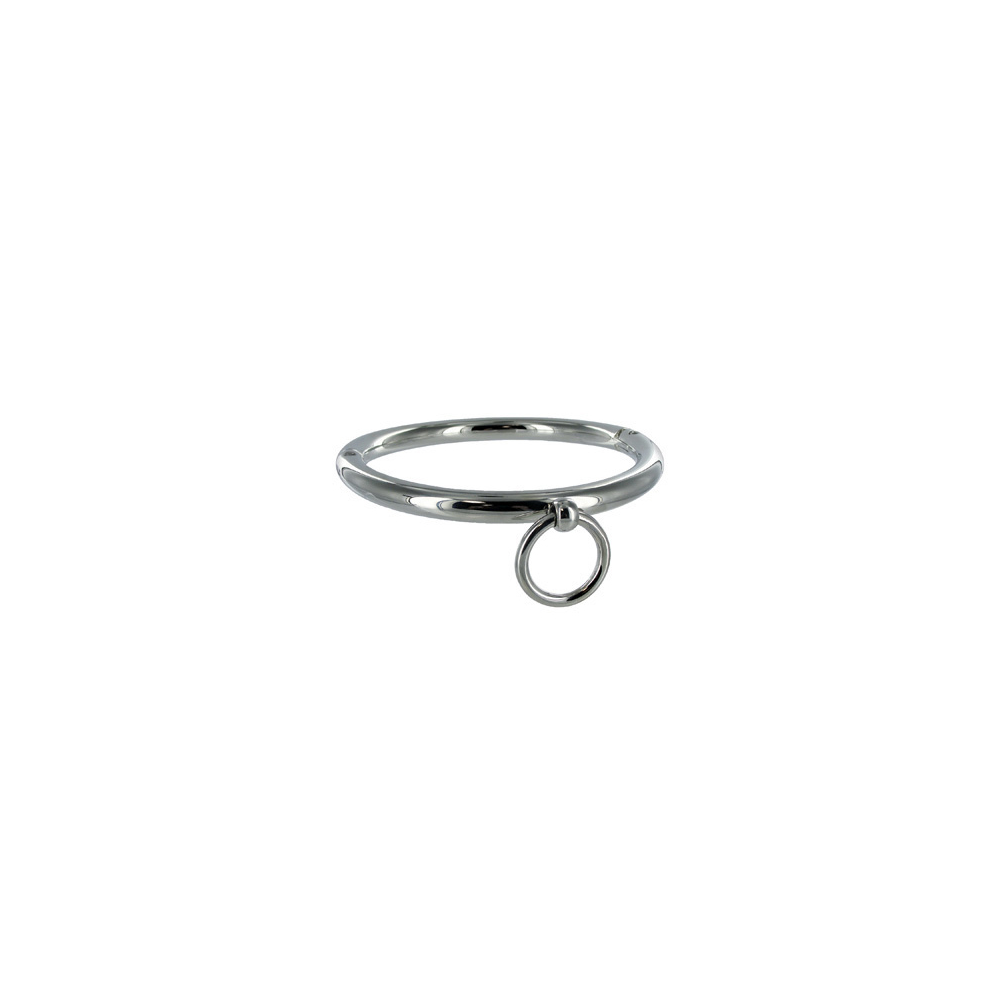 METAL HARD - BDSM NECKLACE WITH RING 18CM