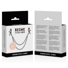 BEGME - RED EDITION NIPPLE CLIPS WITH CHAIN