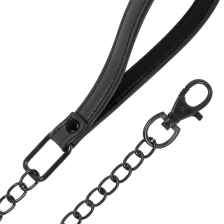 FETISH SUBMISSIVE - COLLAR WITH LEASH WITH NEOPRENE LINING