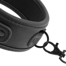 FETISH SUBMISSIVE - COLLAR WITH LEASH WITH NEOPRENE LINING