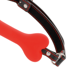 DARKNESS - BONE GAG IN SILICONE ROSSO