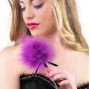 SECRETPLAY - PINK PURPLE MARABOU DUSTER