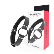 DARKNESS - BLACK GAG RING 3.6 CM