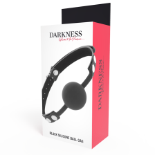 DARKNESS - BLACK SILICONE GAG