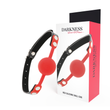 DARKNESS - BALL GAG IN SILICONE ROSSO