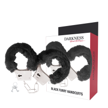 DARKNESS - MENOTTES PLEASURE FURRY NOIRES