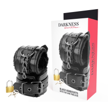 DARKNESS - WRIST RESTRAINTS BLACK