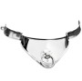 METAL HARD - COLLARE DI CONTENIMENTO RIGIDO IN METALLO CON ANELLO E LUCCHETTO 12,5 CM