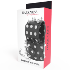 DARKNESS - SKULLS AND BONES HANDCUFFS WITH SPIKES