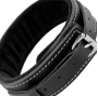 DARKNESS - BLACK FURRY COLLAR WITH LEASH