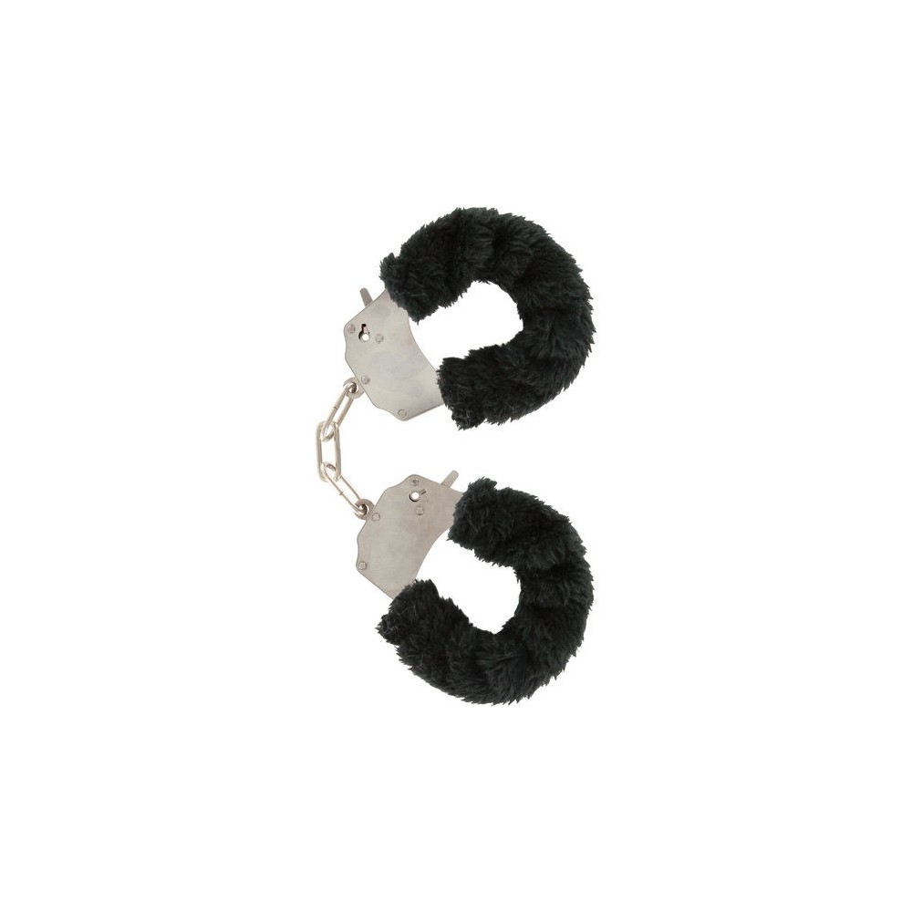 TOYJOY - FURRY FUN CUFFS BONDAGE BLACK