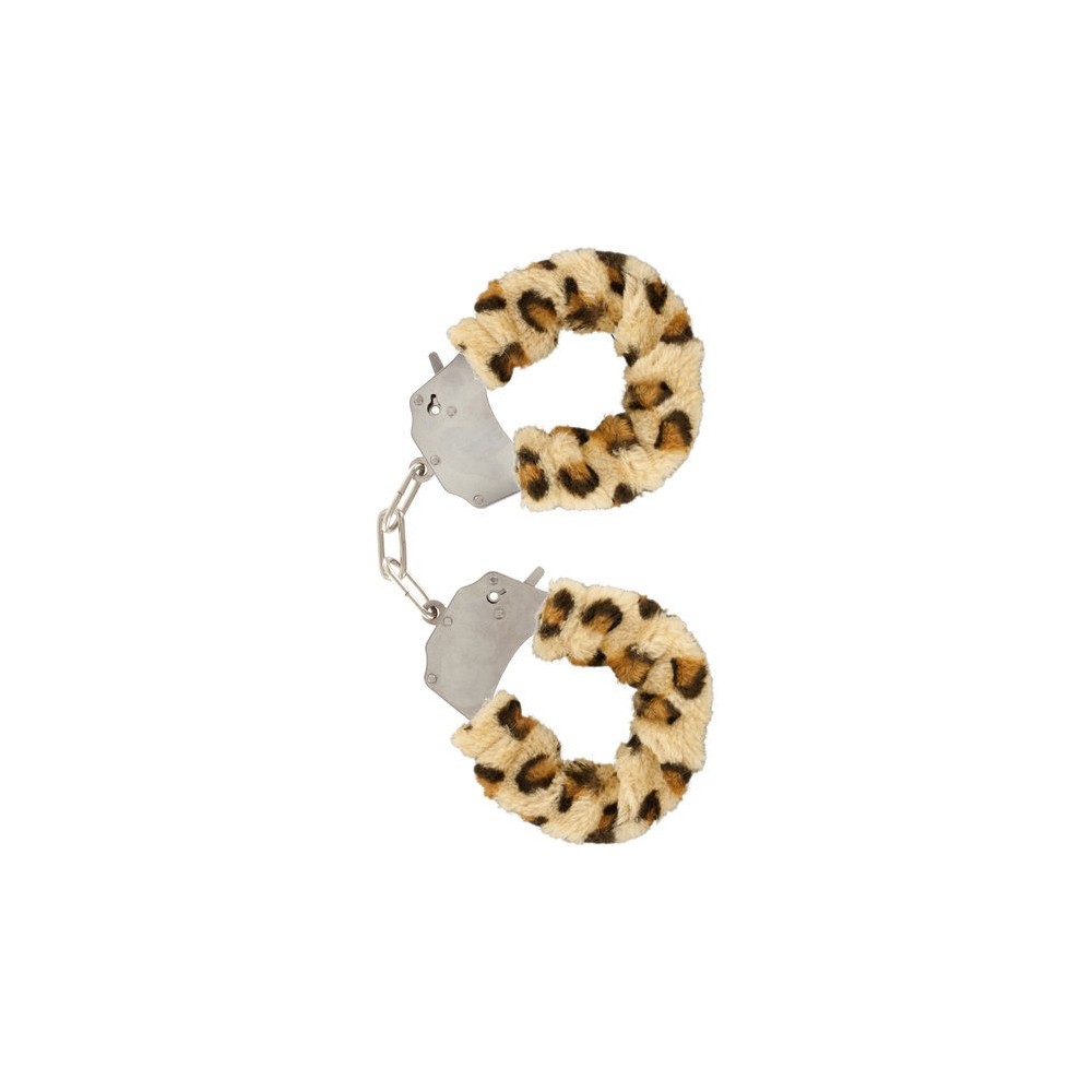 TOYJOY - FURRY FUN CUFFS BONDAGE LEOPARD