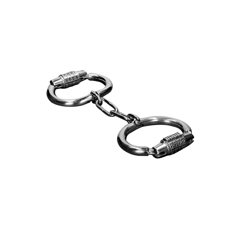 METAL HARD - HANDCUFFS WITH COMBINATION LOCK