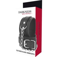 DARKNESS - HANDGELENKMANSCHETTEN SCHWARZ