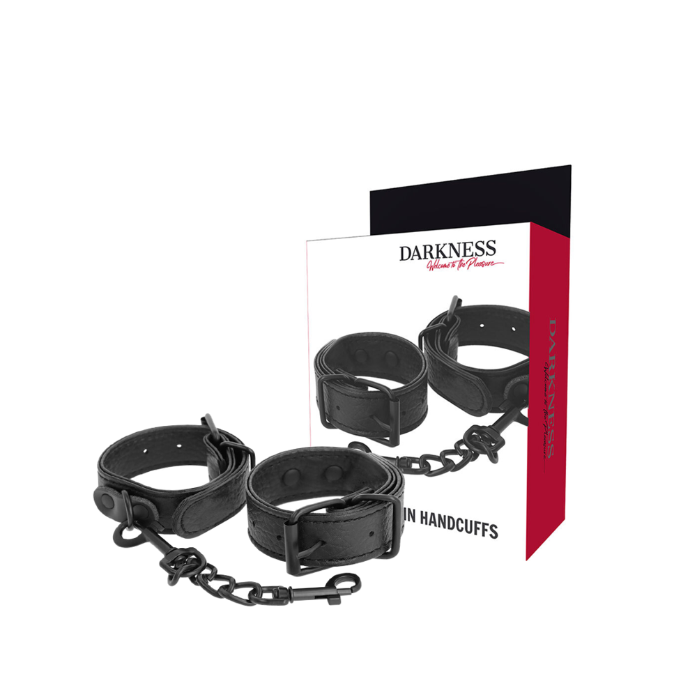 DARKNESS - TEXTURED THIN HANDCUFFS