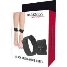 DARKNESS - POLSINI ALLA CAVIGLIA IN NYLON PER PRINCIPIANTI NERI