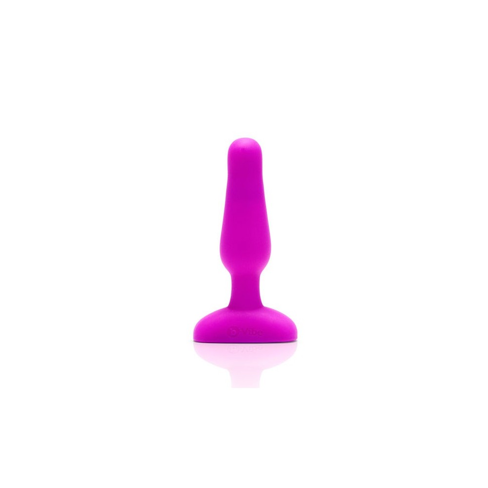 B-VIBE - NOVICE ANAL-STECKER MIT FERNBEDIENUNG FUCHSIA