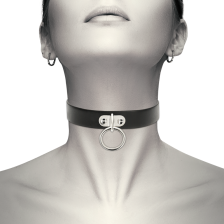 COQUETTE CHIC DESIRE - VEGAN LEATHER NECKLACE WOMAN FETISH ACCESSORY