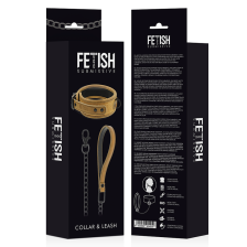 FETISH SUBMISSIVE ORIGEN - COLAR FORRO DE NEOPRENE COM CORRENTE