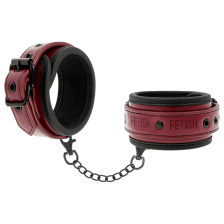 FETISH SUBMISSIVE DARK ROOM - HANDCUFFS VEGAN LEATHER WITH NEOPRENE LINING