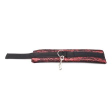 OHMAMA FETISH - SHORT VELVET LACE WRIST RESTRAINTS NYLON