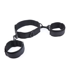 OHMAMA FETISH - NYLON COLLAR WITH WRIST RESTRAINTS