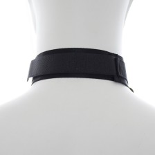 OHMAMA FETISH  NYLON-HALSBAND MIT HANDGELENK-FESSELN