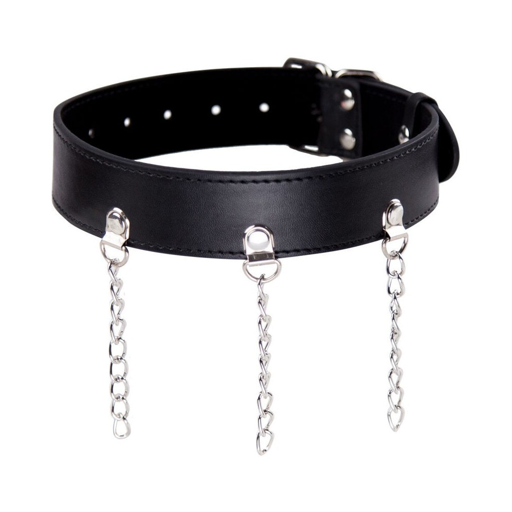 OHMAMA FETISH - COLLAR WITH RINGS