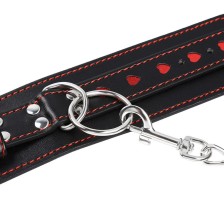 OHMAMA FETISH - WRIST RESTRAINTS WITH HEART INLAY