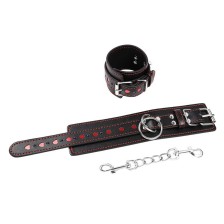 OHMAMA FETISH - WRIST RESTRAINTS WITH HEART INLAY