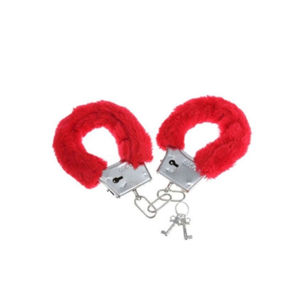 DIABLO PICANTE - PLEASURE FURRY HANDCUFFS RED