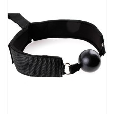 OHMAMA FETISH - NEOPRENE GAG WITH HAND CUFFS