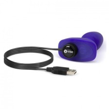 B-VIBE - RIMMING REMOTE CONTROL ANAL PLUG PETITE LILAC