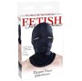 FETISH FANTASY SERIES - HOOD WITH ZIPPERS BLACK
