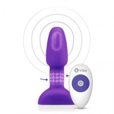 B-VIBE - RIMMING ANALPLUG MIT FERNBEDIENUNG PETITE FLIEDER