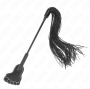 KINK - PAGAIE EN FORME DE PIED AVEC FOUET À GLAND 31 CM