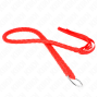 KINK - SNAKE WHIP WITH RED HAND RING 65 CM