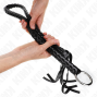 KINK - FOUET SERPENT AVEC ANNEAU À MAIN NOIR 65 CM