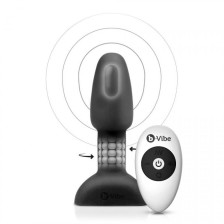 B-VIBE - RIMMING TÉLÉCOMMANDE PLUG ANAL PETITE NOIR