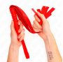 KINK - FOUET LARGE QUEUE ROUGE 48,5 CM