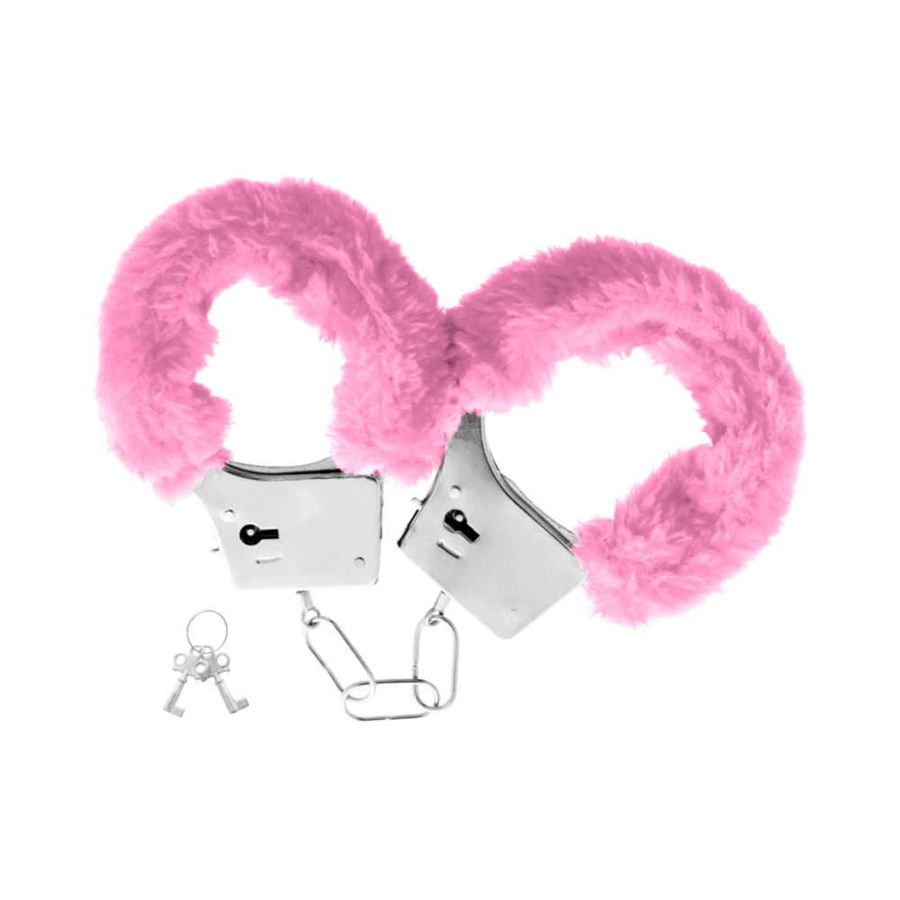 OHMAMA - PLEASURE FURRY HANDCUFFS PINK