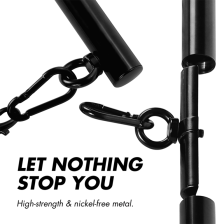 FETISH SUBMISSIVE BONDAGE - ADJUSTABLE SPREADER BAR 4 PIECES