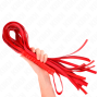 KINK - FOUET ROUGE MANCHE COURT LONG QUEUE 70 CM
