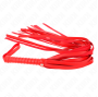 KINK - FOUET ROUGE MANCHE COURT LONG QUEUE 70 CM