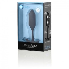 B-VIBE - SNUG ANAL PLUG 2 BLACK