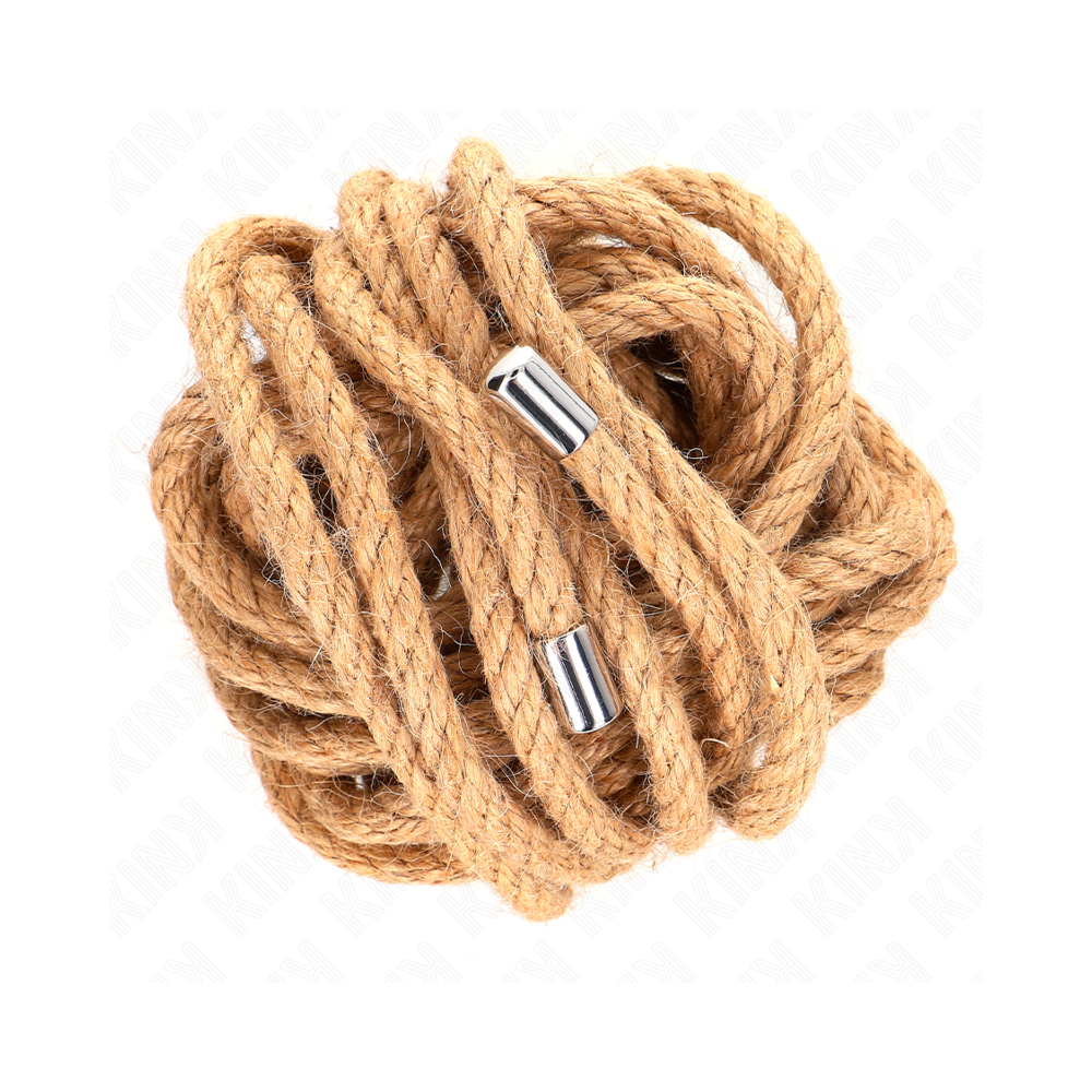 KINK - HEMP ROPE WITH METAL HEAD 5 METER