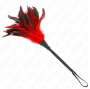 KINK - RED MAIDS HORNFORM TICKLE HÜHNERFEDERN 36 CM